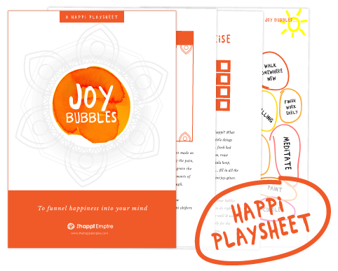 Joy bubbles playsheet