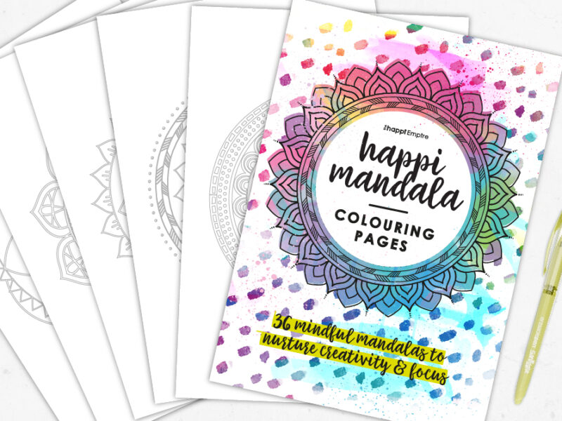 Mandala colouring pages