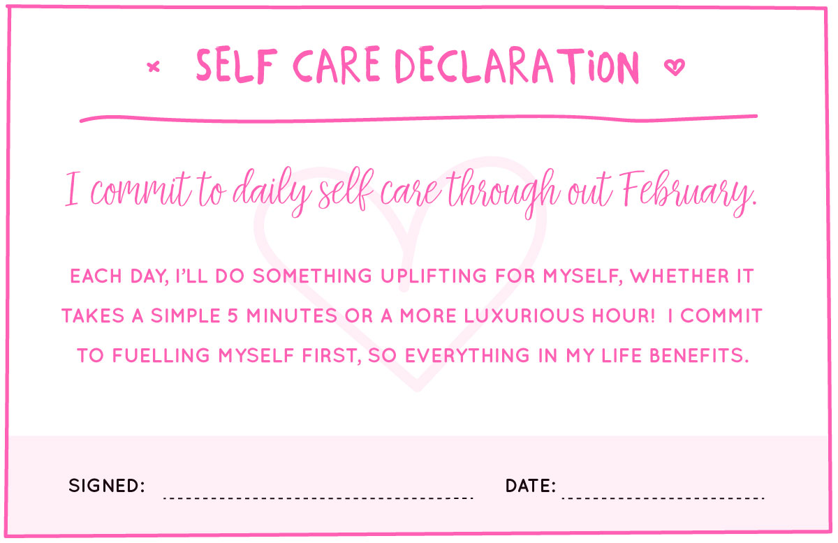 Self Care Declaration